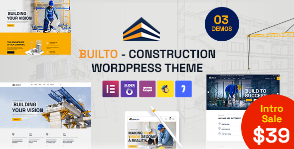 Builto - Engineering Construction WordPress Theme icon