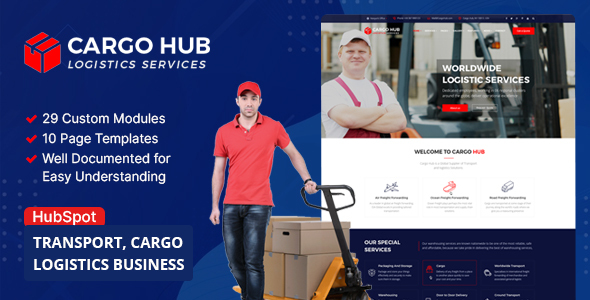 Cargo HUB - Transportation & Logistics HubSpot Theme icon