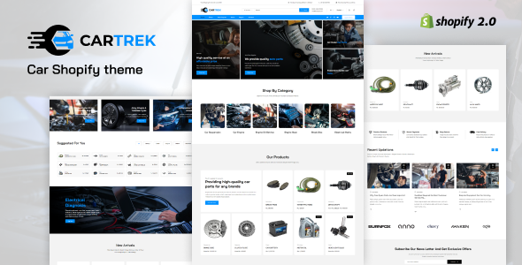 Cartrek - Car Parts Store Shopify Theme icon