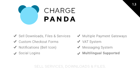 ChargePanda - Sell Downloads, Files and Services (PHP Script) icon