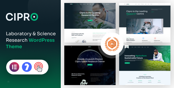 Cipro - Laboratory & Science Research WordPress Theme icon