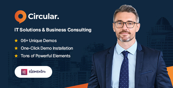 Circular - IT Solutions & Business Consulting Elementor WordPress Theme icon