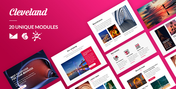 Cleveland Email-Template + Online Builder icon
