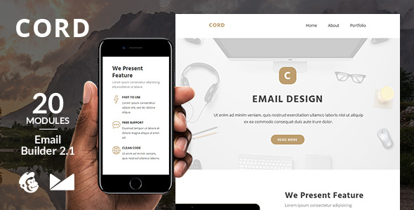 Cord Email Template + Online Emailbuilder 2.1 icon