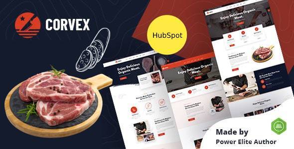 Corvex - Butcher & Meat Shop HubSpot Theme icon