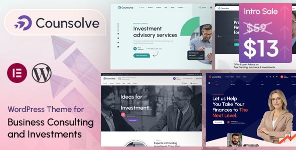 Counsolve - Consulting & Investments WordPress Theme icon