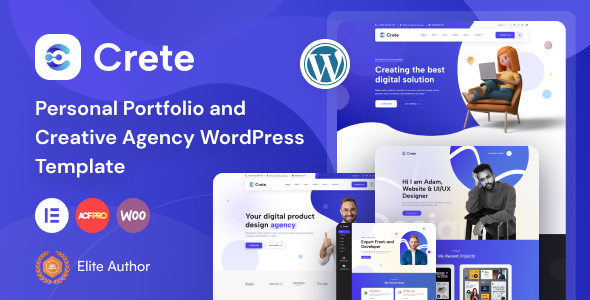 Crete - Personal Portfolio and Creative Agency WordPress Theme icon
