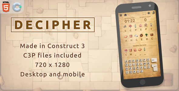 Decipher - HTML5 Educational Game icon