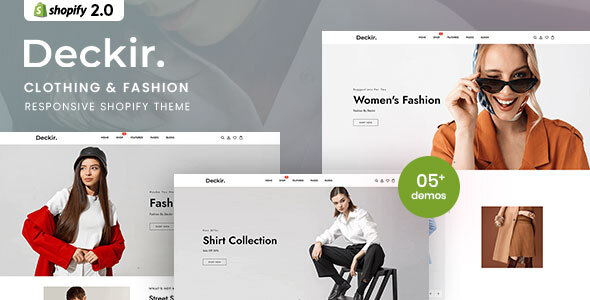 Deckir - Clothing & Fashion Responsive Shopify Theme icon