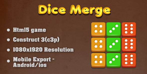 Dice Merge (HTML5 Game + Construct 3) icon