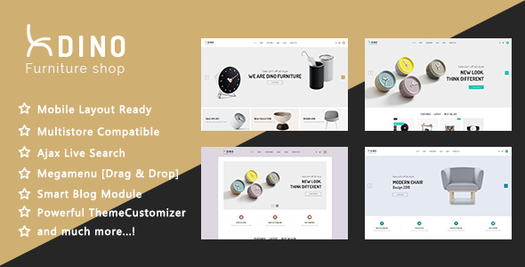 Dino - Luxury Furniture PrestaShop Theme icon