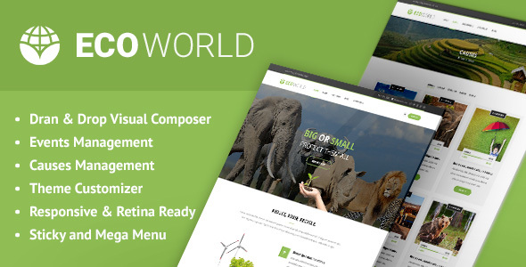 Eco World - Nature and Environmental WordPress Theme icon