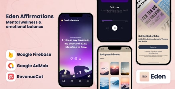 Eden Daily Affirmations - iOS App icon