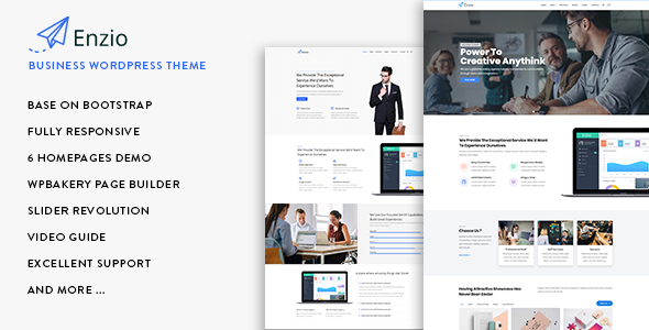 Enzio - Responsive Business WordPress Theme icon