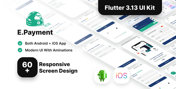 Epay | Digital Payment System | Money Managment | Flutter UI Kit icon