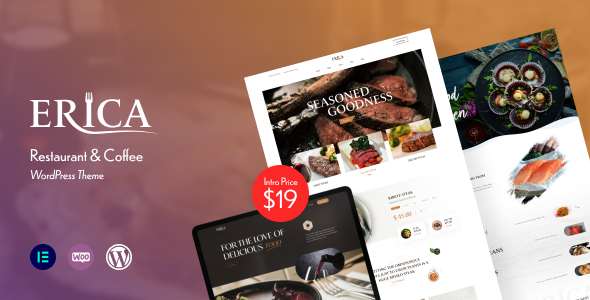 Erica - Restaurant & Coffee WordPress Theme icon
