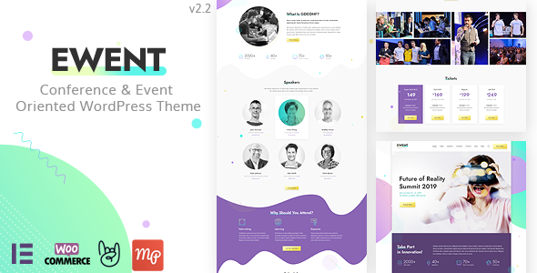 Ewent - Conference & Event Oriented WordPress Theme icon