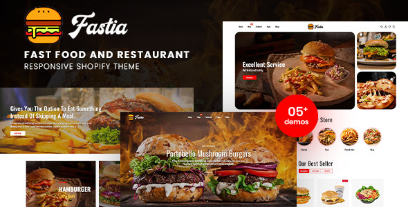 Fastia - Fast Food & Restaurant Shopify Theme icon