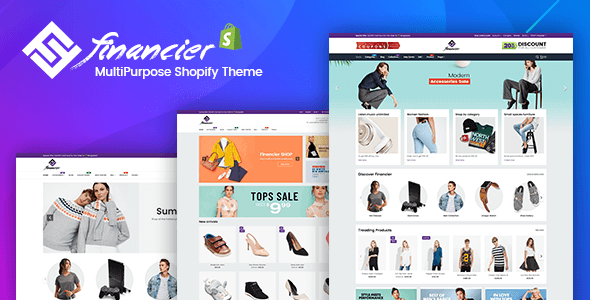 Financier - Multipurpose Responsive Shopify Theme icon
