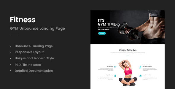 Fitness - GYM Unbounce Template icon