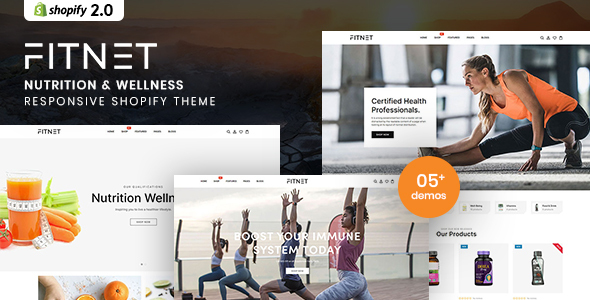 Fitnet - Nutrition & Wellness Shopify Theme icon