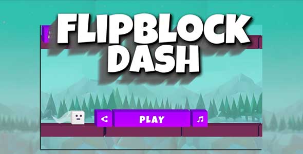 FlipBlock Dash Game Template icon