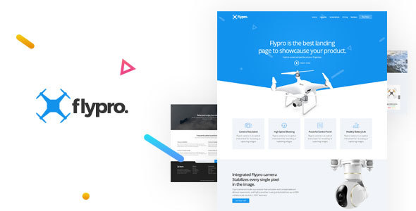 Flypro - Product Landing Page Template icon