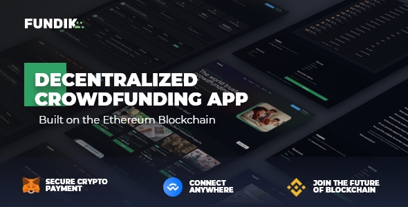 Fundik - Blockchain Crowdfunding App icon