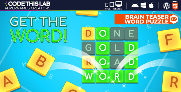 Get the Word - HTML5 Logic Game icon
