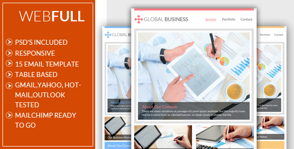 Global Business Email Template icon