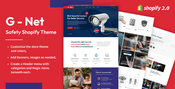 Gnet - CCTV, Home Automation Store Shopify Theme icon