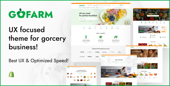 Gofarm - Grocery Food Shopify Theme icon