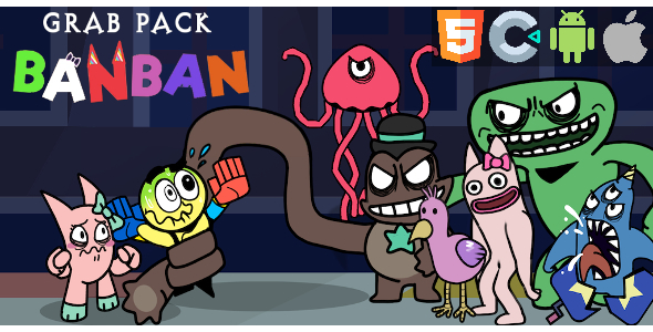 GrabPack BanBan- HTML5 game - Construct 3 - C3p icon