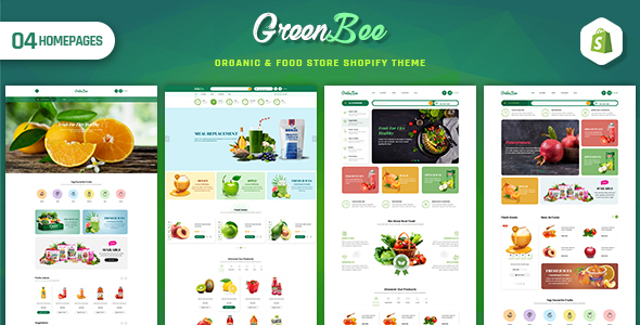 GreenBee - Vegetable and Fruit Shop Shopify Theme icon