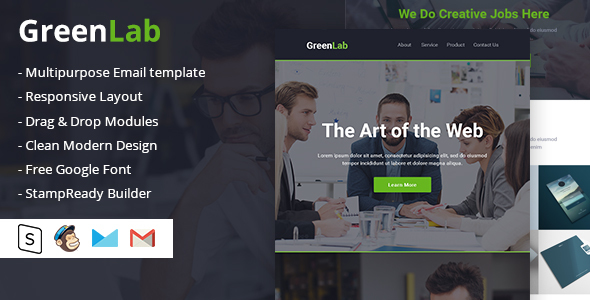 GreenLab Multipurpose Email Template icon