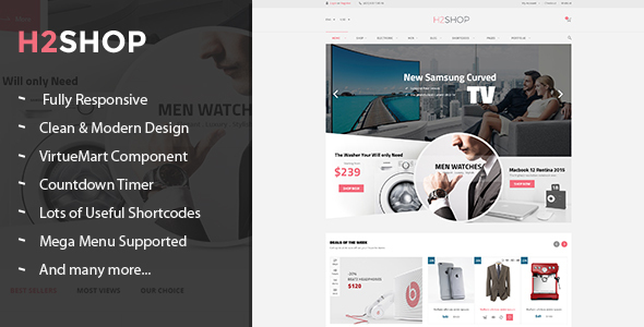 H2shop - Responsive Multipurpose VirtueMart Theme icon