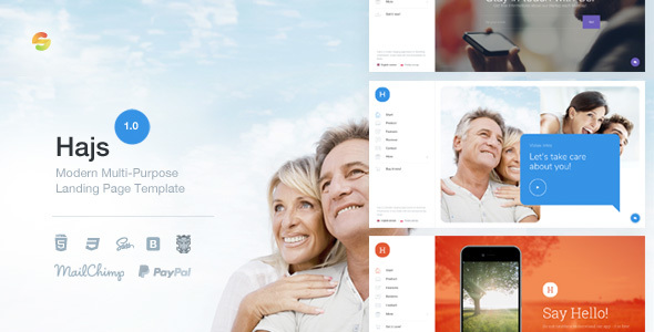 Hajs - Modern Multi-Purpose Landing Page Template icon