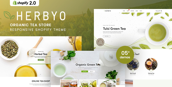 Herbyo - Organic Tea Store Shopify Theme icon