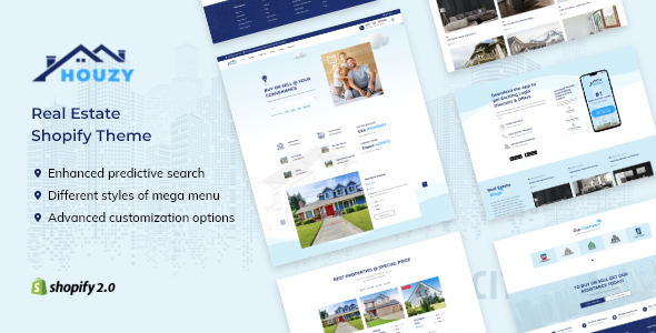 Houzy - Real Estate Shopify Theme icon