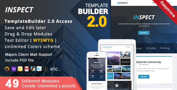 Inspect - Responsive Email + MailBuild Online icon