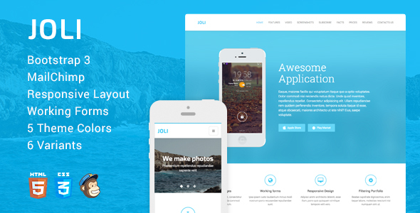 JOLI - Responsive Multi-Purpose Landing Page Template icon