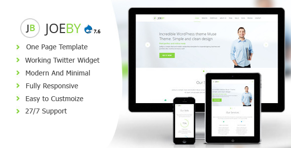 JoeBy Clean Business Drupal 7 Theme icon