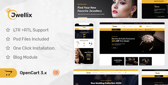 Jwellix - Jewellery Store OpenCart Theme icon