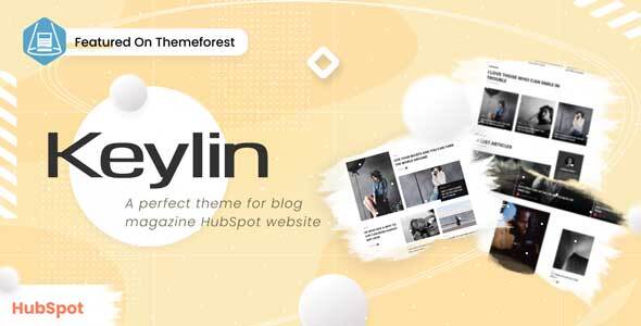 Keylin - Magazine and Blog HubSpot Theme icon