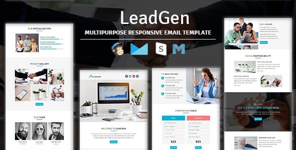 LeadGen - Multipurpose Responsive Email Template With Stampready Builder Access icon