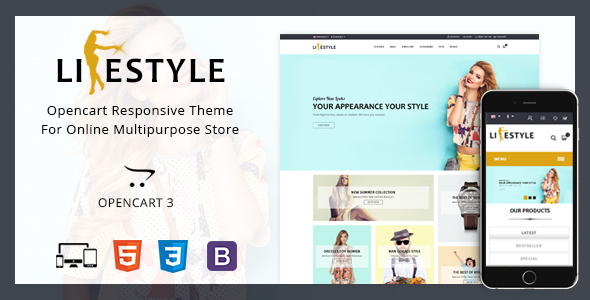 LifeStyle - Multipurpose Opencart Theme icon