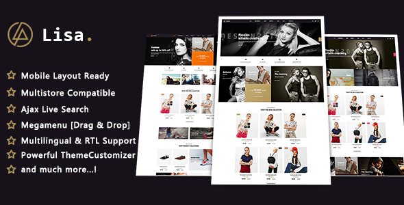 Lisa - Fashion Stylish PrestaShop Theme icon