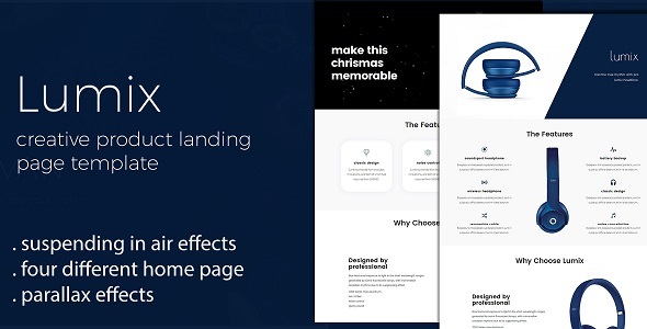 Lumix - Product Landing Page Template icon