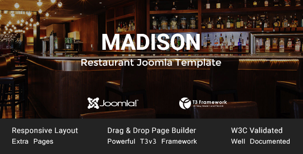 Madison - Joomla Restaurant Template icon