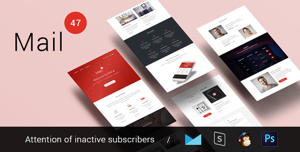 Mail 47 - Multipurpose & Responsive Email Template + Builder icon
